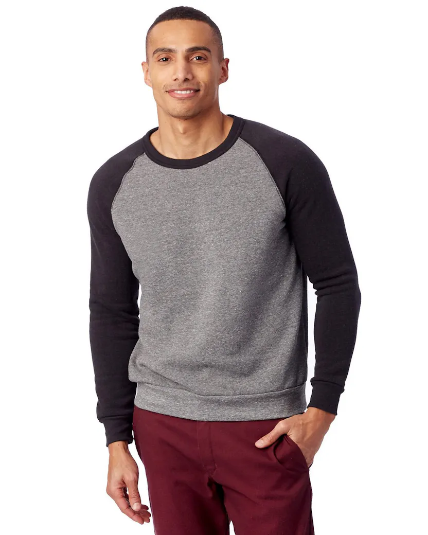 Alternativa AA3202 Unisex Champ Eco-Fleece Colorblocked Sudadera