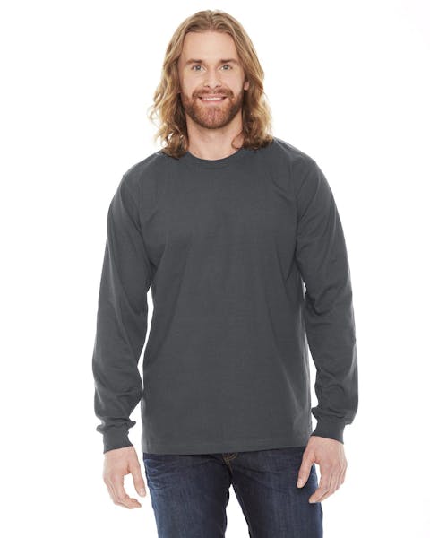 American Apparel 2007W Unisex Fine Jersey Long - Sleeve T - Shirt - Ninja Transfers