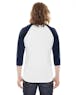 American Apparel BB453 Unisex Poly - Cotton USA Made 3/4 - Sleeve Raglan T - Shirt - Ninja Transfers