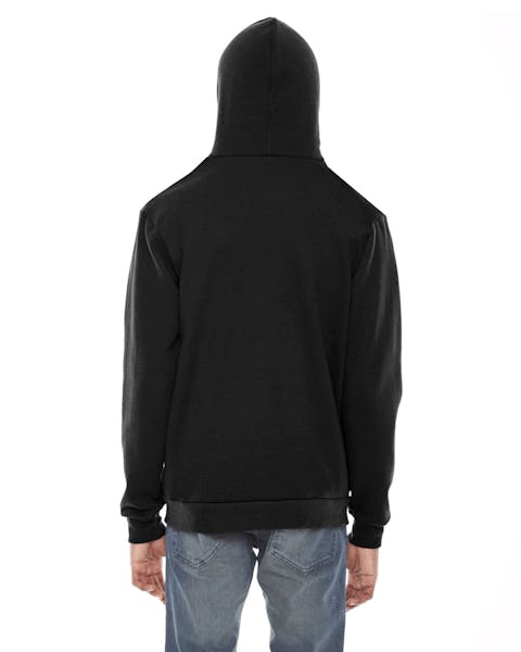 American Apparel F497 Unisex Flex Fleece USA Made Zip Hoodie - Ninja Transfers