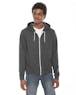 American Apparel F497 Unisex Flex Fleece USA Made Zip Hoodie - Ninja Transfers