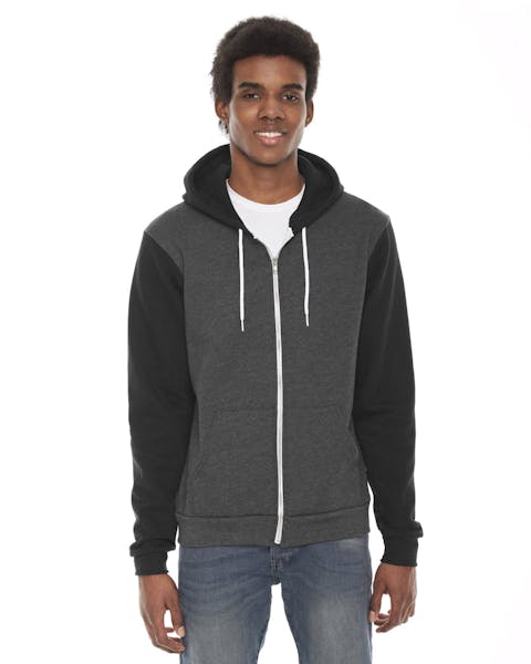 American Apparel F497W Unisex Flex Fleece Zip Hoodie - Ninja Transfers