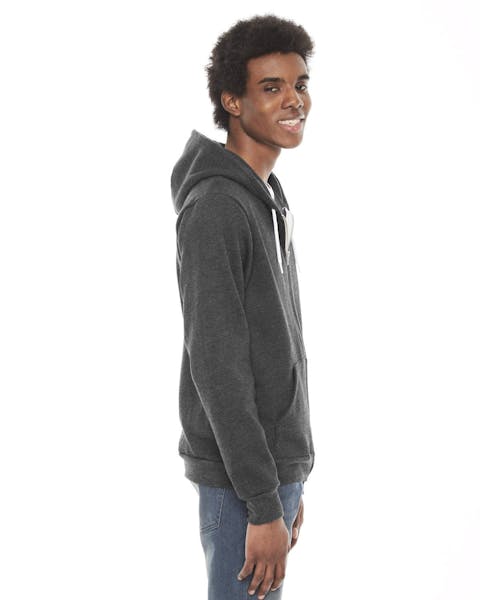 American Apparel F497W Unisex Flex Fleece Zip Hoodie - Ninja Transfers