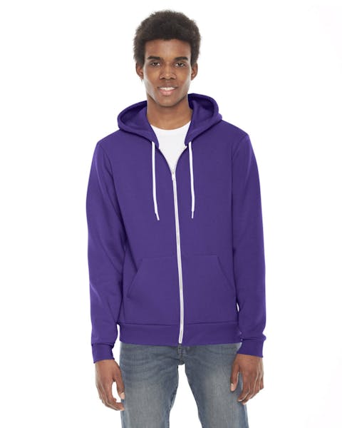 American Apparel F497W Unisex Flex Fleece Zip Hoodie - Ninja Transfers