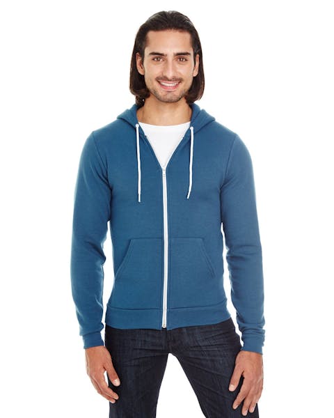 American Apparel F497W Unisex Flex Fleece Zip Hoodie - Ninja Transfers