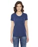 American Apparel TR301W Ladies' Triblend Short - Sleeve Track T - Shirt - Ninja Transfers