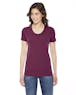 American Apparel TR301W Ladies' Triblend Short - Sleeve Track T - Shirt - Ninja Transfers