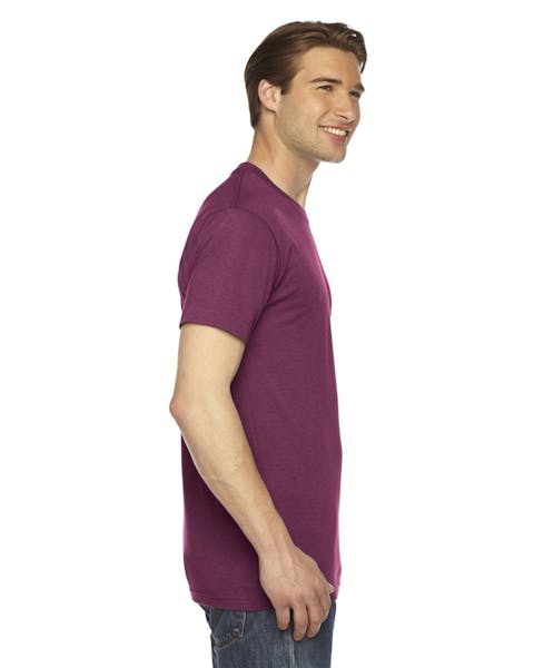 American Apparel TR401 Unisex Triblend USA Made Short - Sleeve Track T - Shirt - Ninja Transfers