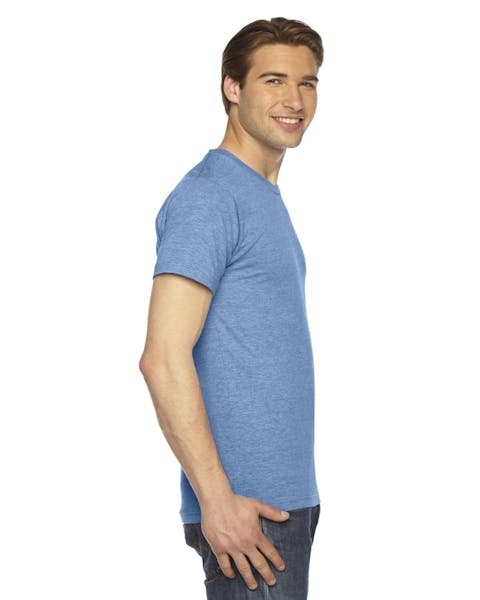 American Apparel TR401 Unisex Triblend USA Made Short - Sleeve Track T - Shirt - Ninja Transfers