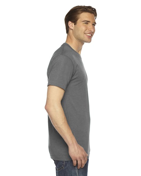 American Apparel TR401W Unisex Triblend Short - Sleeve Track T - Shirt - Ninja Transfers