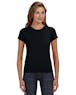 Anvil 1441 Ladies' 1x1 Baby Rib Scoop T - Shirt - Ninja Transfers