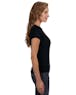 Anvil 1441 Ladies' 1x1 Baby Rib Scoop T - Shirt - Ninja Transfers