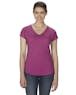 Anvil 6750VL Ladies' Triblend V - Neck T - Shirt - Ninja Transfers