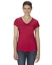 Anvil 6750VL Ladies' Triblend V - Neck T - Shirt - Ninja Transfers