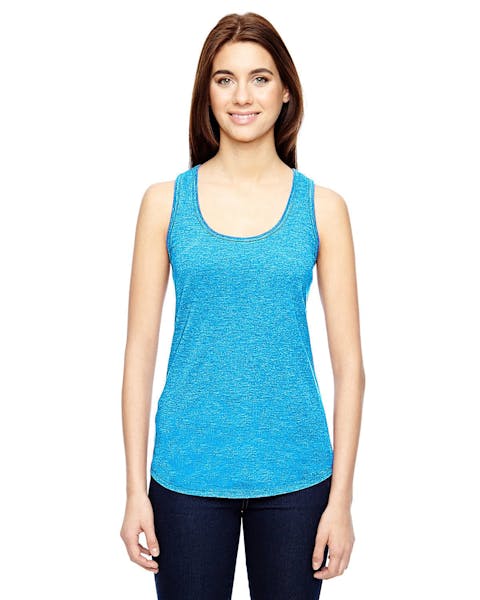 Anvil 6751L Ladies' Triblend Racerback Tank - Ninja Transfers