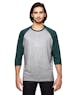 Anvil 6755 Adult Triblend 3/4 - Sleeve Raglan T - Shirt - Ninja Transfers