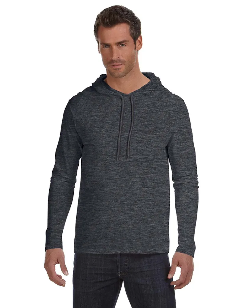 Anvil 987AN Camiseta ligera de manga larga con capucha para adulto