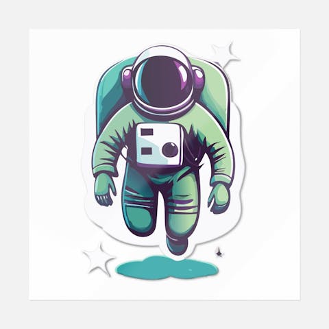 Astro Buddy Sticker - Ninja Transfers