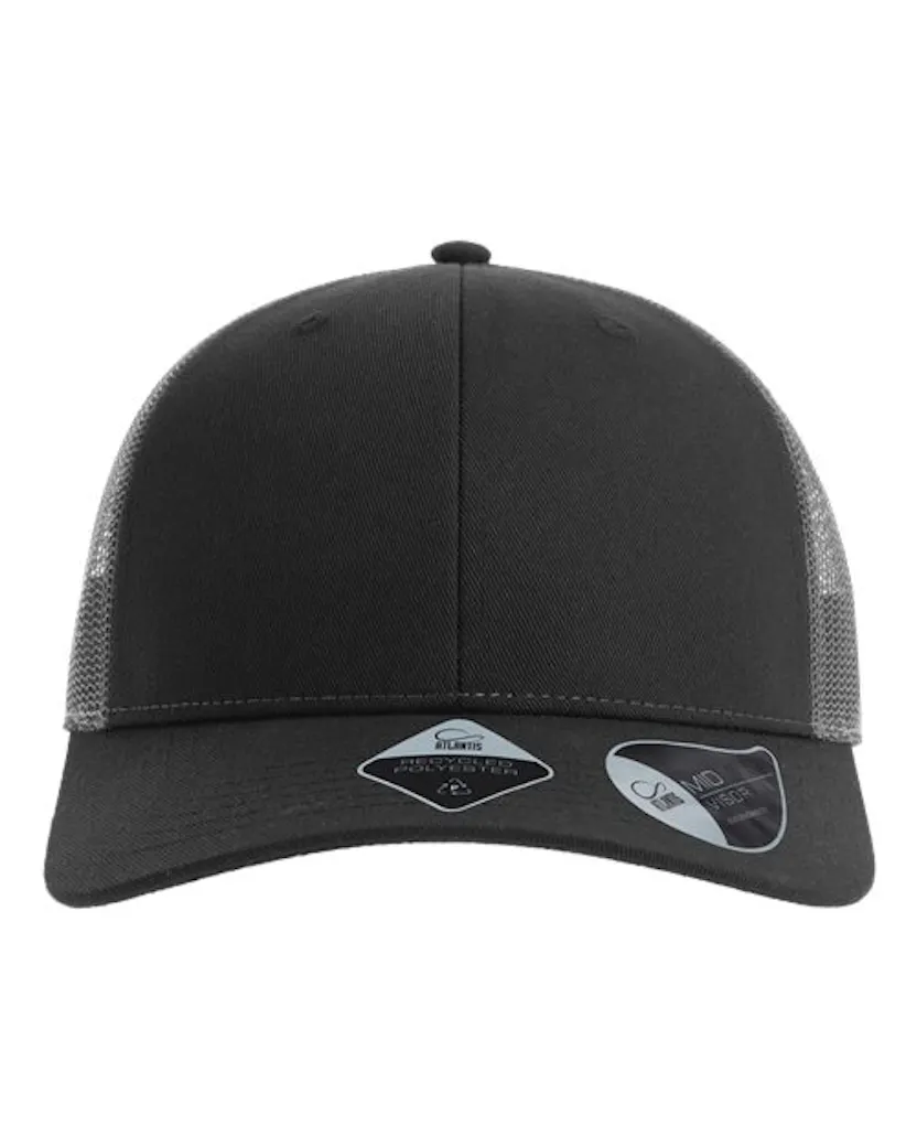 Atlantis Headwear BRYCE Sustainable Trucker Cap - Ninja Transfers
