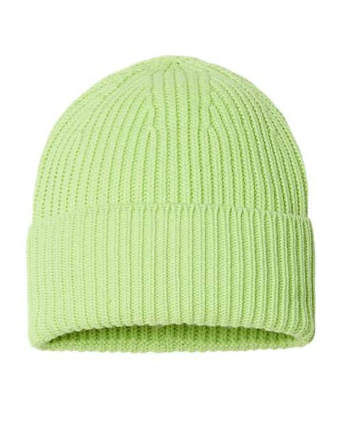Atlantis Headwear OAK Sustainable Chunky Rib Cuffed Beanie - Ninja Transfers