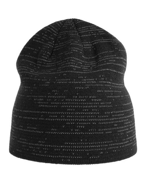 Atlantis Headwear SHINE Sustainable Reflective Beanie - Ninja Transfers
