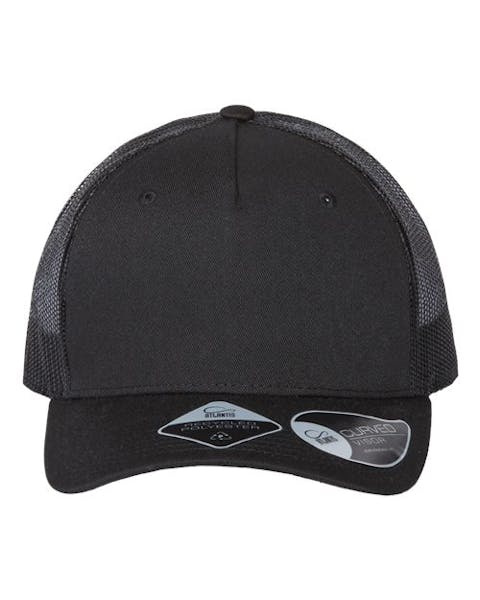 Atlantis Headwear ZION Sustainable Five - Panel Trucker Cap - Ninja Transfers