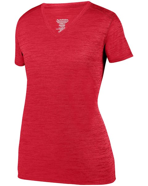 Augusta Sportswear 2902 Ladies' Shadow TonalHeather Short - Sleeve Training T - Shirt - Ninja Transfers