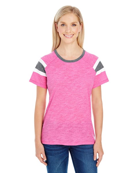 Augusta Sportswear 3011 Ladies' Fanatic Short - Sleeve T - Shirt - Ninja Transfers