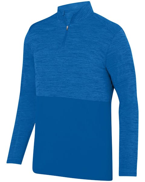 Augusta Sportswear AG2908 Adult Shadow TonalHeather Quarter - Zip Pullover - Ninja Transfers