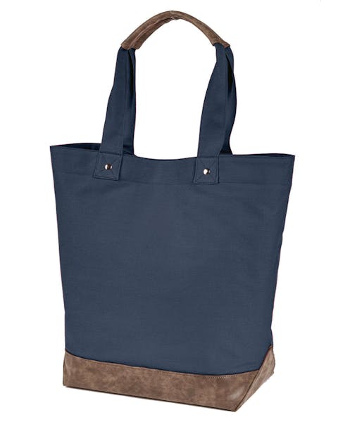 Authentic Pigment AP1921 Canvas Resort Tote - Ninja Transfers