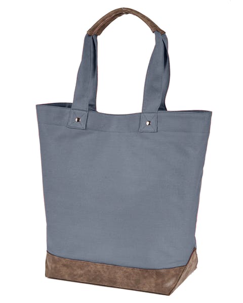 Authentic Pigment AP1921 Canvas Resort Tote - Ninja Transfers