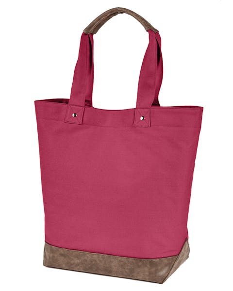 Authentic Pigment AP1921 Canvas Resort Tote - Ninja Transfers