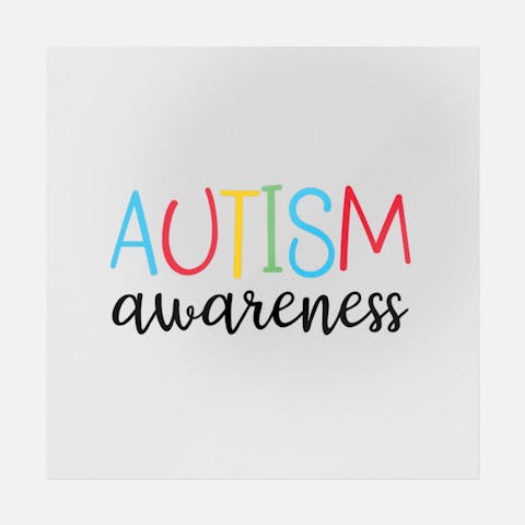 Autism Awareness Simple Transfer - Ninja Transfers