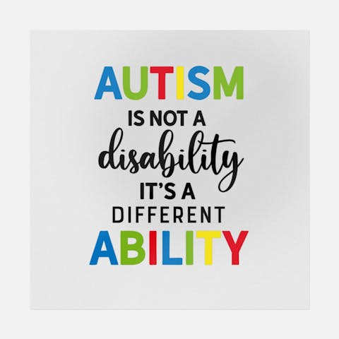 Autism Is Not A Disability Transfer - Ninja Transfers