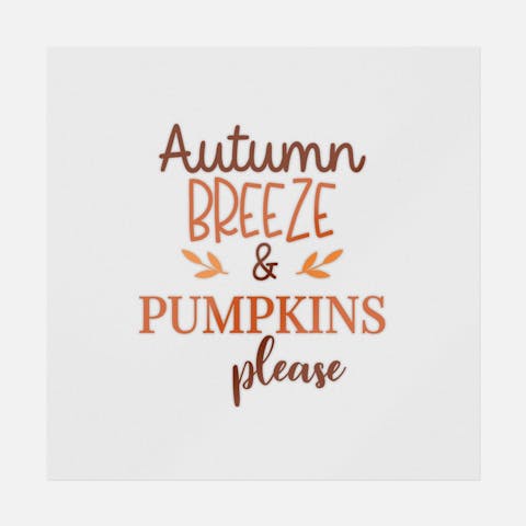 Autumn Breeze And Pumpkins Please Transfer - Ninja Transfers