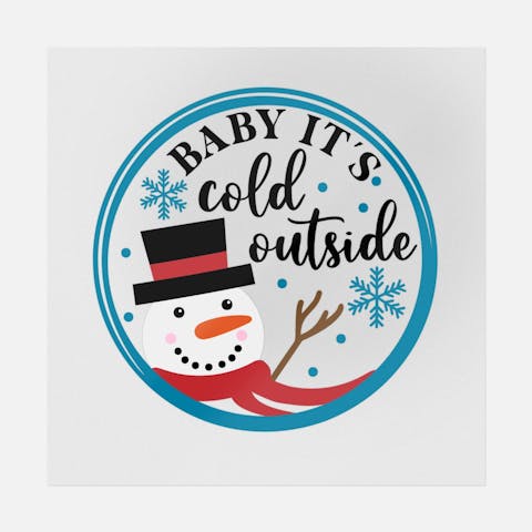 Baby It's Cold Outside Transfer - Ninja Transfers