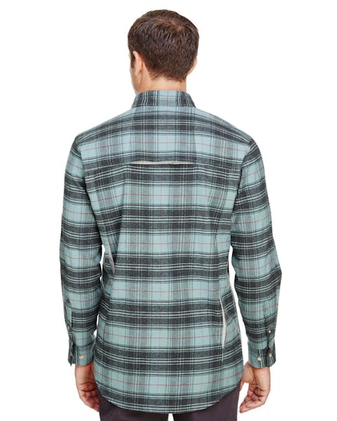 Backpacker BP7091 Men's Stretch Flannel Shirt - Ninja Transfers