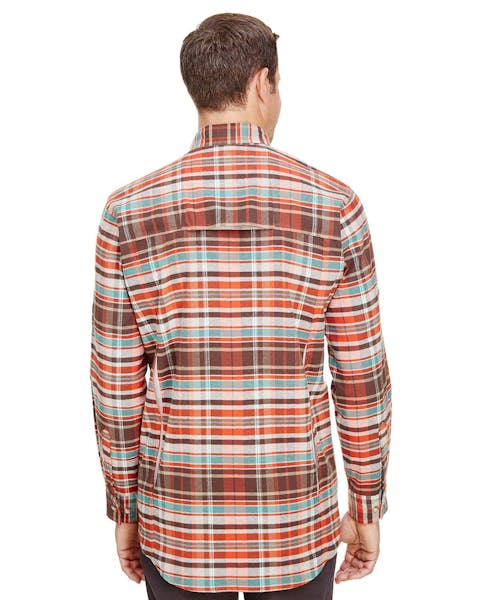 Backpacker BP7091 Men's Stretch Flannel Shirt - Ninja Transfers