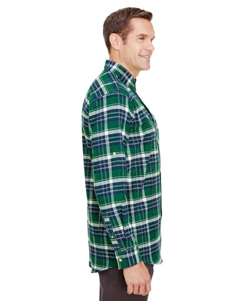 Backpacker BP7091 Men's Stretch Flannel Shirt - Ninja Transfers