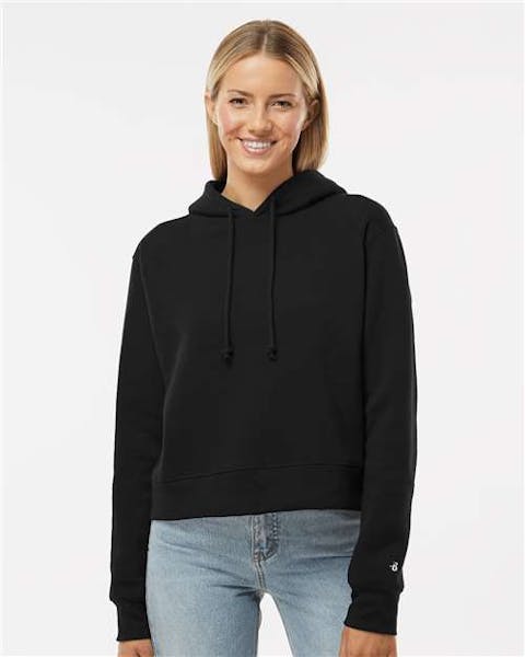 Badger 1261 Women's Crop Hooded Sweatshirt - Ninja Transfers