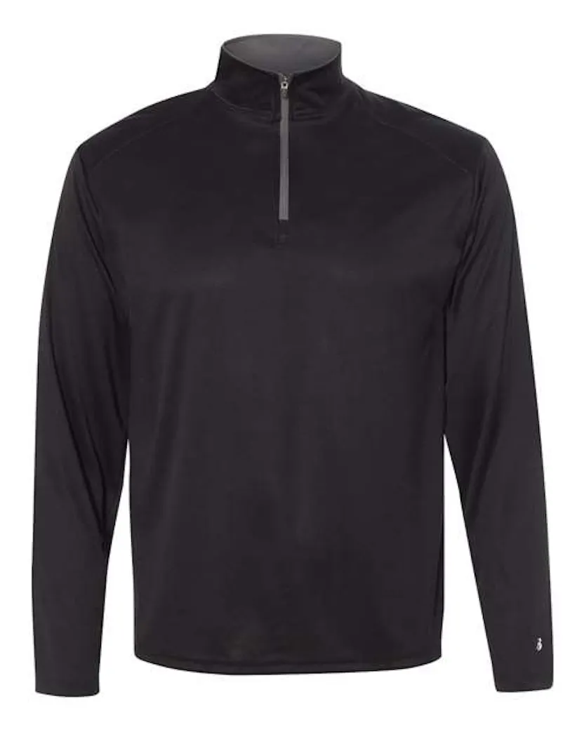 Badger 4102 B - Core Quarter - Zip Pullover - Ninja Transfers