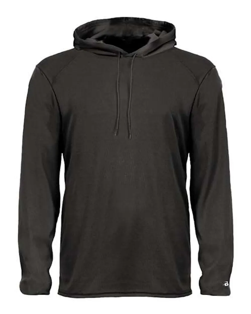 Badger 4105 B - Core Hooded Long Sleeve T-Shirt - Ninja Transfers