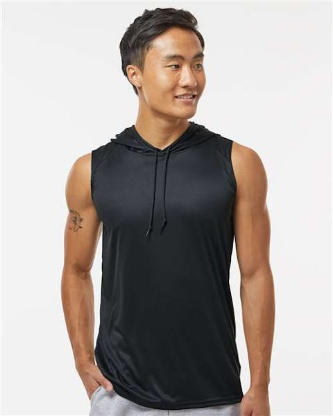 Badger 4108 B - Core Sleeveless Hooded T-Shirt - Ninja Transfers