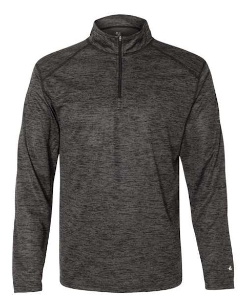 Badger 4172 Tonal Blend Quarter - Zip Pullover - Ninja Transfers