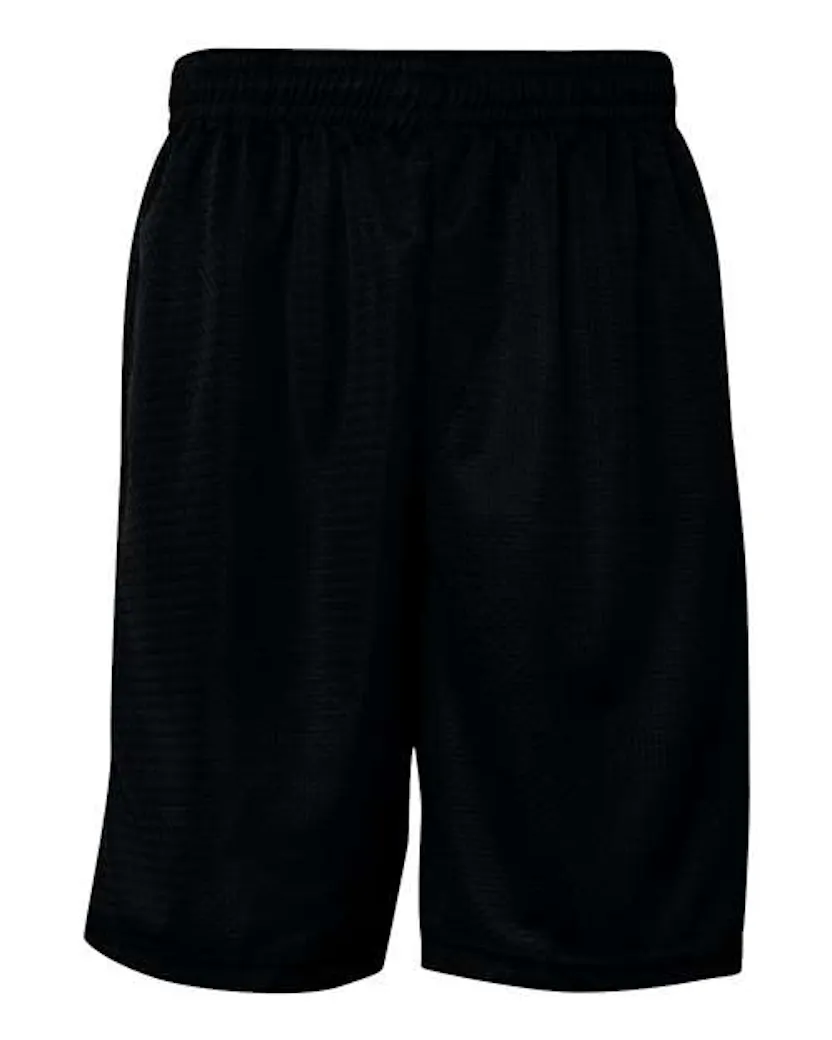 Badger 7219 Pro Mesh 9" Shorts with Pockets - Ninja Transfers