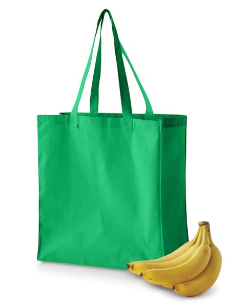 BAGedge BE055 6 oz. Canvas Grocery Tote - Ninja Transfers