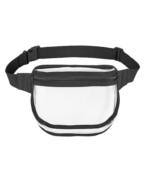 BAGedge BE264 Unisex Clear PVC Fanny Pack - Ninja Transfers