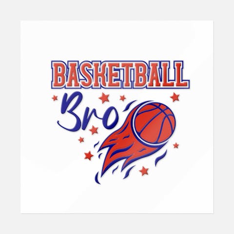 Basketball Bro Sticker - Ninja Transfers