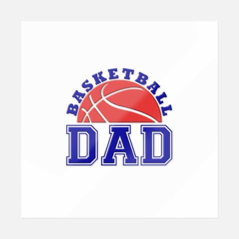 Basketball Dad Sticker - Ninja Transfers