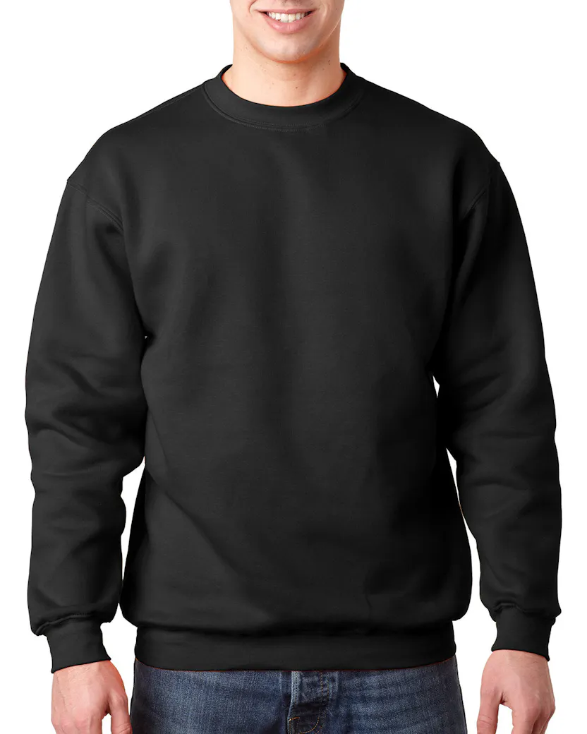Bayside BA1102 Adult 9.5 oz., 80/20 Heavyweight Crewneck Sweatshirt